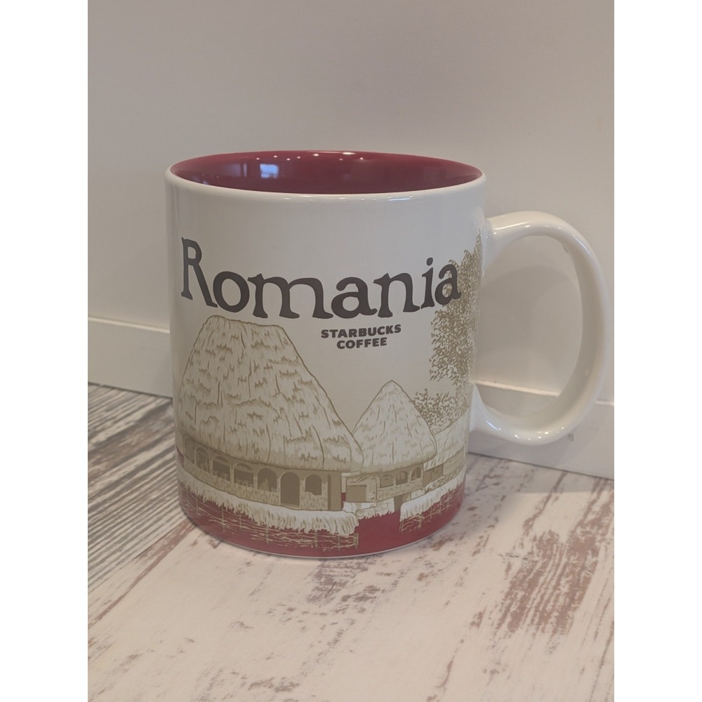 Starbucks Global Icon Romania 16oz With Sticker
